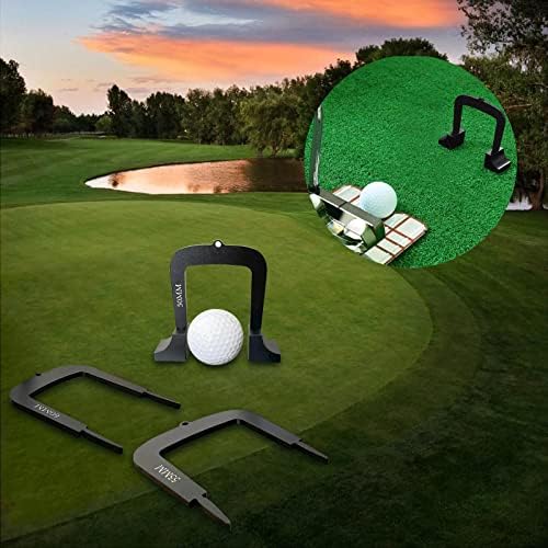 3 Pieces Golf Putting Gates Putter Gates Aluminum Alloy Putter Target Putt Gates - Image 2