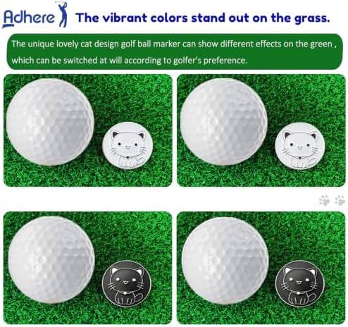 Adhere Golf Ball Markers with Strong Magnetic Hat Clip - Image 5