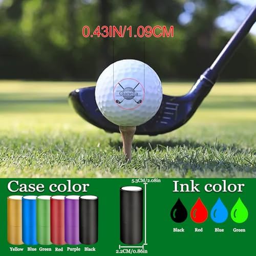 Custom Golf Ball Stamp Marker Personalized Quick-Dry Monogram Golf Ball Stamp - Image 2