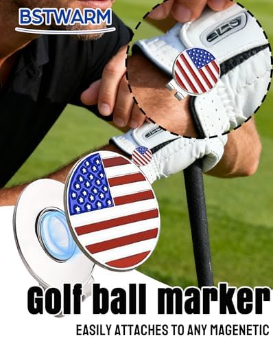 50 Pcs Golf Ball Markers, Markers Assorted Patterns Value Gift Set Mark Golf - Image 4