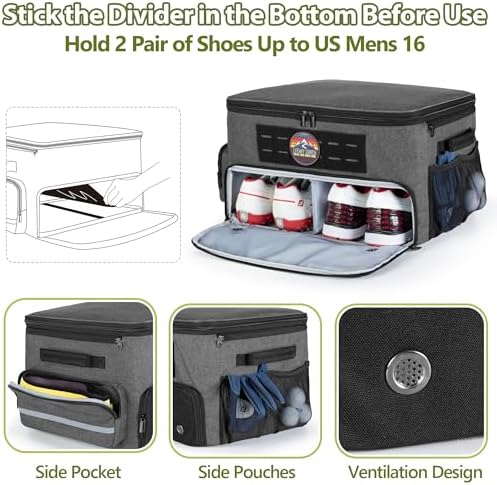 GOBUROS Golf Trunk Organizers for Car Truck SUV, Golf Storage Bag for Men - Image 3