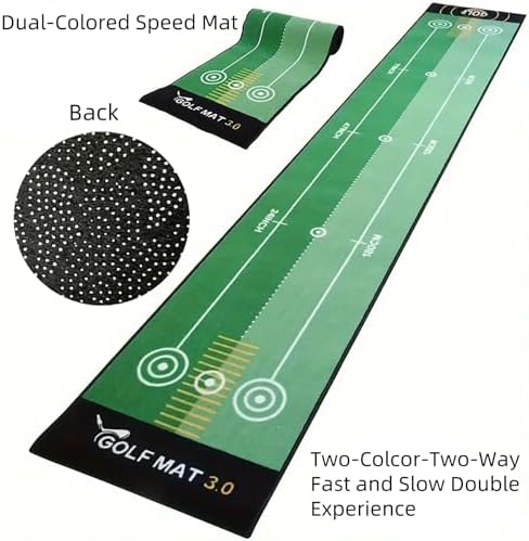 1 piece Golf Putting Practice mat, Size is 19.69 inches x 116 inches, Portable - Image 4