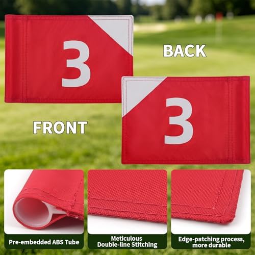 Crestgolf 4 PCS Mini Golf Flags - Image 3