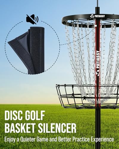 Disc Golf Basket 24/12 Chain LED Night & Adjustable Height Options - Image 2
