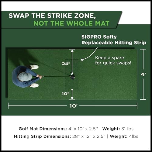 The Indoor Golf Shop SIGPRO Softy Golf Mat - Image 7