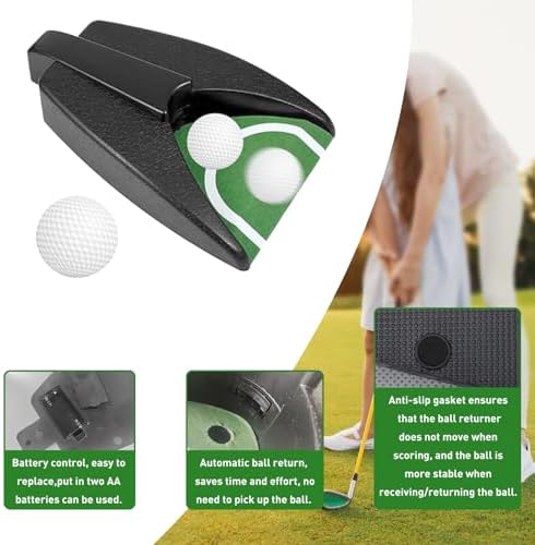 Golf Ball Return Putting Unit, Indoor Golf Putting Hole - Image 3