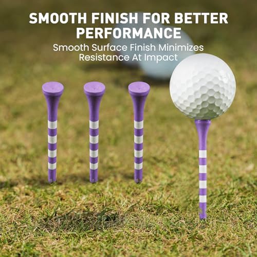 FINGER TEN Golf Tees Wood 2 3/4" 3 1/4" 50/120 Count - Image 5