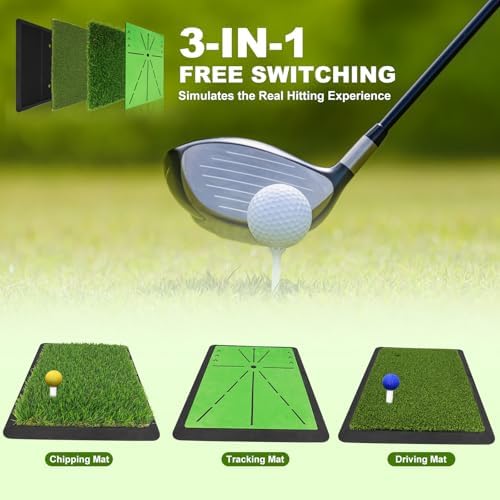 Golf Hitting Mat, Realistic Turf - Image 2