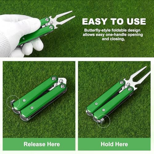 Golf Divot Repair Tool Alloy Foldable Divot Tool - Image 6