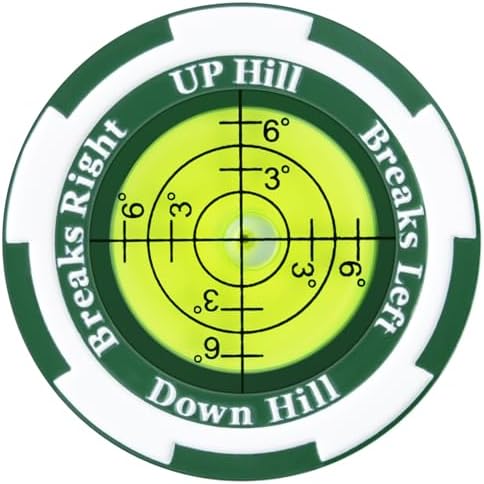 Golf Ball Marker with Bubble Level by Quany+Life