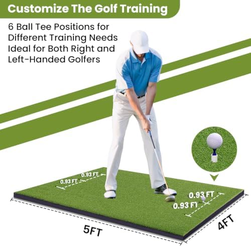 Golf Hitting Mat 5x4ft & 6x4ft, XL 26mm Professional Golf Practice Mat - Image 5