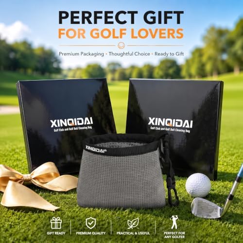 Waterproof Golf Club Cleaner Bag and Golf Ball Washer - Image 4