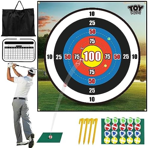 TOY Life Chipping Golf Practice Mats Golf Game Training Mat Indoor Outdoor Games by TOYLife