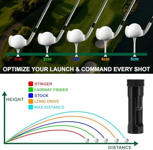 Beautist Aluminum Adjustable Golf Tee Height Setter Tool - Image 5