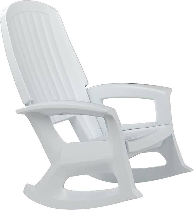 Rockaway Heavy Duty All Weather Rocking Chair, 2 Pack | Polyethylene Outdoor - Image 8