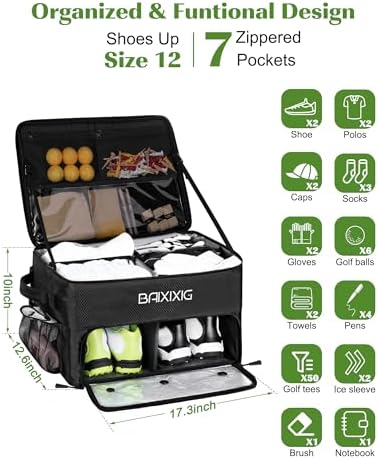 Golf Trunk Organizer, 2-Layer Storage - Image 5