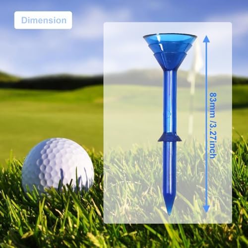 Big Cup Golf Tees & Golf Tees Double Layer Plastic, Mixed Colors - Image 5