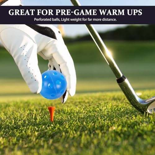12pcs Perforated Plastic Practice Balls PP - Image 5