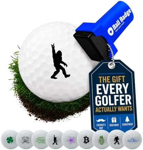 Ball Badge Golf Ball Stamp, Icon Series Self-Inking Ball Marker by AlibiGolf