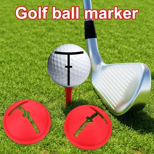 3pcs Golf Ball Marker Set, Golf Ball Line Marker Tool - Image 3