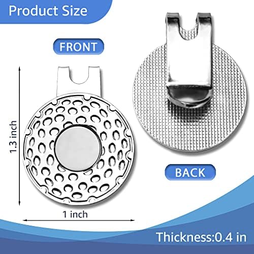 Men Golf Ball Marker with Magnetic Hat Clip, Funny Golf Accessories Gifts - Image 2