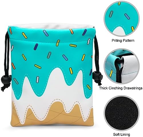 Golf Valuables Pouch Bag with Drawstrings Closure - Image 5