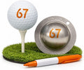 Tin Cup Golf Ball Marker Stencil by SportsBySager