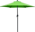 Sunnyglade 7.5' Patio Umbrella Outdoor Tilt Umbrella Crank Grass Green | Market by Sunnyglade