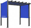 17' x 6.8' Waterproof Pergola Canopy Replacement Cover, Royal Blue | Waterproof by Bringingjoytoyourhomelife