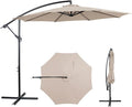 10FT Outdoor Offset Umbrella, Cantilever Patio Umbrella by AEOutdoorUSA