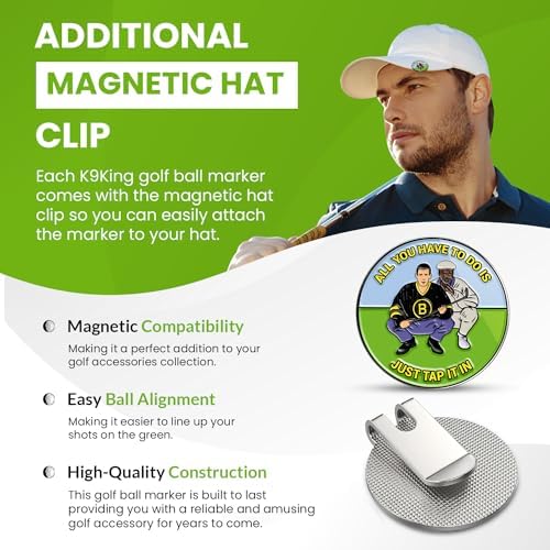 Ultimate Happy and Chubbs Gilmore Golf Ball Marker and Magnetic Hat Clip - Image 5