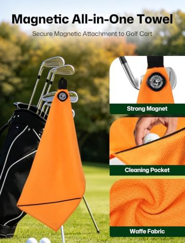 Magnetic Golf Towel 23.6"x15.7" Large Size - Image 4