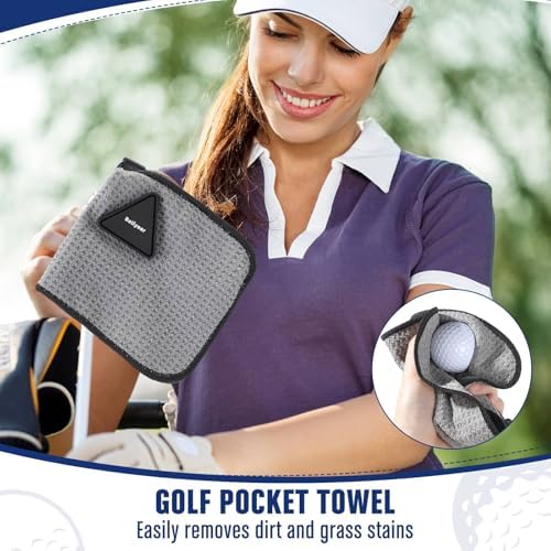 Batiyeer 3 Pack Small Golf Towels - Image 3