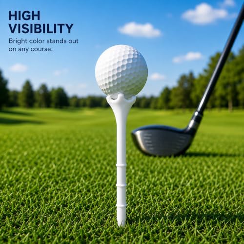 100/150 Pack Professional Plastic Golf Tees 3-1/4", Premium Durable Golf Tee - Image 4