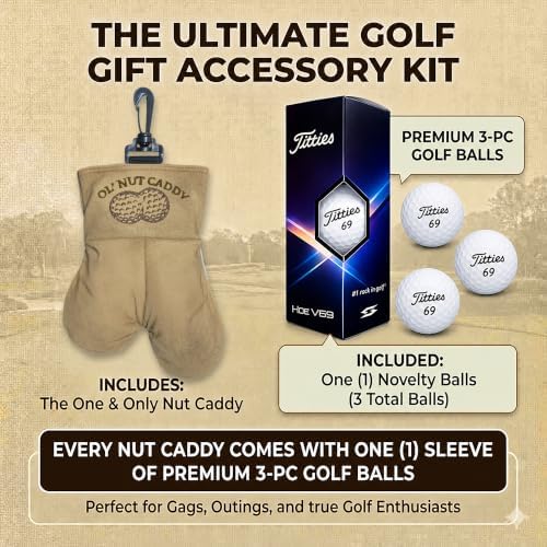 Funny Nut Caddy Blue 69 Golf Ball Holder - Image 2