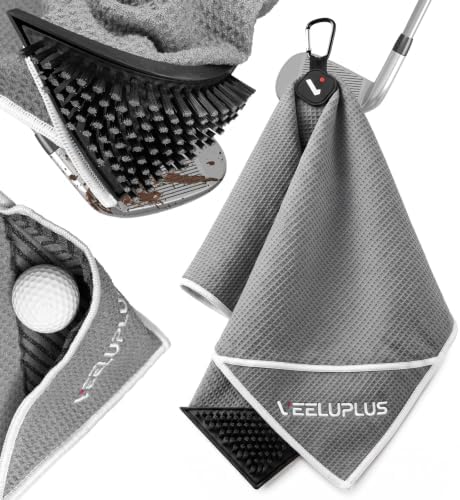 4-in-1 Magnetic Golf Towel by GolfsPremierChoice