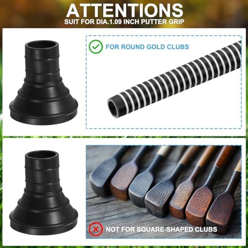 PATIKIL Golf Ball Retriever Grabber, Golf Ball Suction Cup Grabber Rubber - Image 5