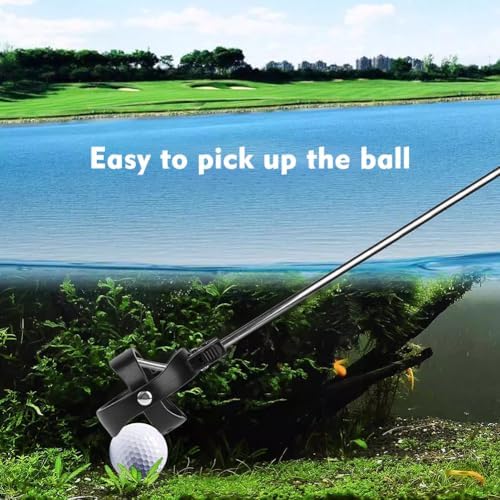 Telescopic Golf Ball Retriever, Adjustable 17.5–80.3 Inch Stainless Steel & ABS - Image 4