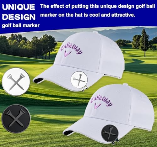 Adhere Golf Ball Markers with Strong Magnetic Hat Clip - Image 3