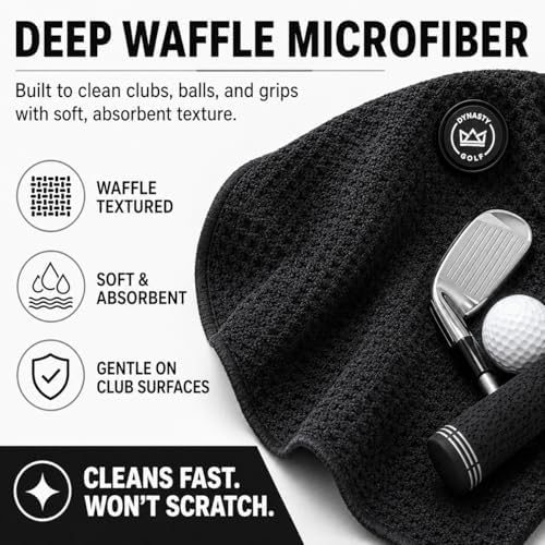 Dynasty Golf Magnetic Golf Towel, Quick Pickup During Play - Image 5