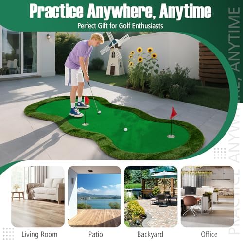 ULTIMATE 10FT Golf Putting Green, Golf Training Mat - Image 7