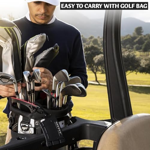 Teemags Golf Tee Holder – Black Clip-On Tee Caddy - Image 5