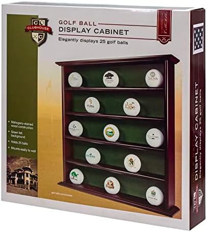 Mahogany Golf Ball Display Cabinet - Image 2
