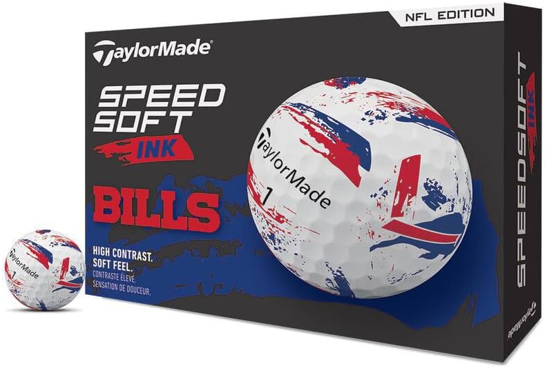 TaylorMade Golf Speed Soft Ink NFL Golf Balls by Unknown