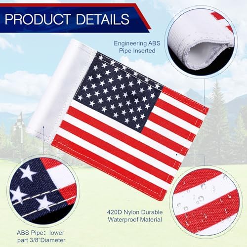 Oudain Mini Golf Flag for Putting Green 420d Nylon - Image 2