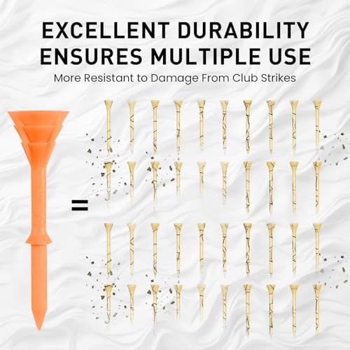 Amy Sport Unbreakable Golf Tees Plastic 3 1/4 inch - Image 3