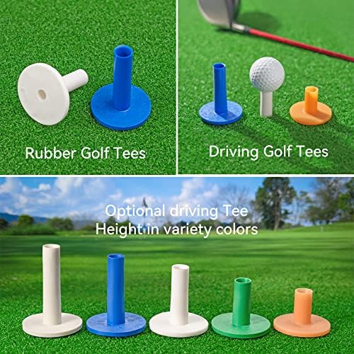 Golf Rubber Tees Practice Training, Driving Putting Chipping Range Mixed Size - Image 3