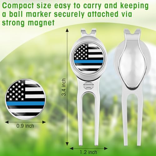 CHIVENIDO Divot Tool Divot Repair Tool, Premium Golf Divot Tool Golf Ball Maker - Image 2