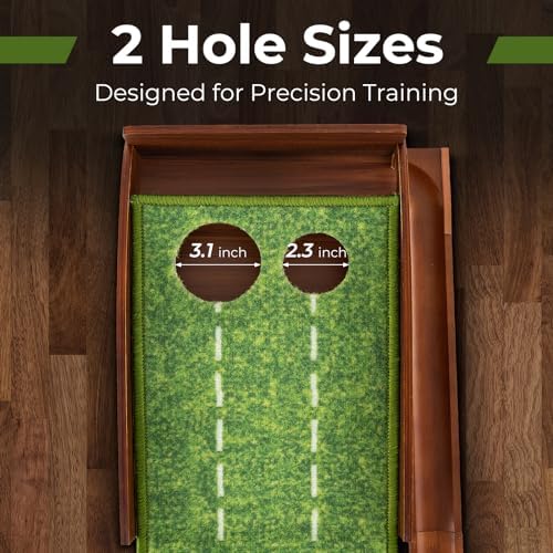 Goplus Golf Putting Mat, 10FT Putting Green Practice Training Aid - Image 3