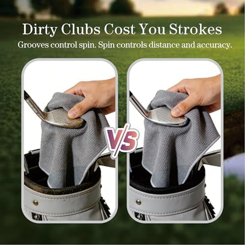 Hiker 20" x 20" Ultra Absorbent Microfiber Large Magnetic Golf Towel - Image 5